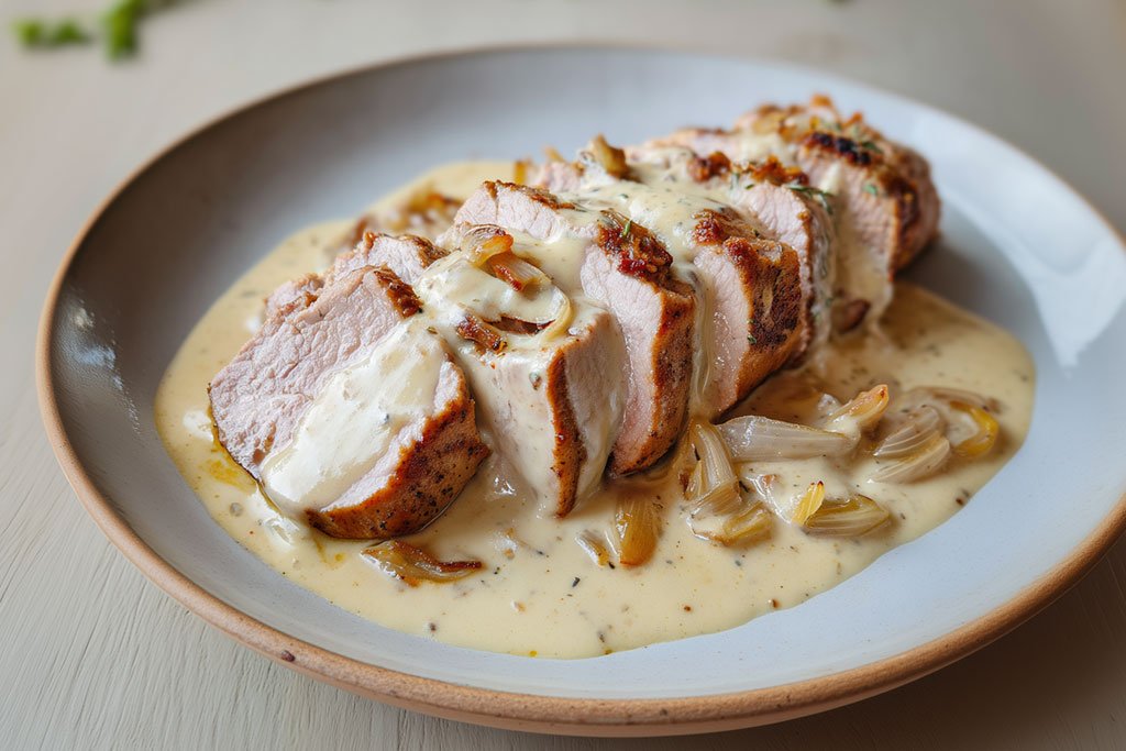 Filet mignon servi en sauce lors d’une réception dans un domaine à Arras